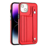 Funda de cuero a prueba de golpes para teléfono con correa para la muñeca, para iPhone 14 Pro, para iPhone 14 Pro Max, para iPhone 15, para iPhone 13, para iPhone 13 Pro
